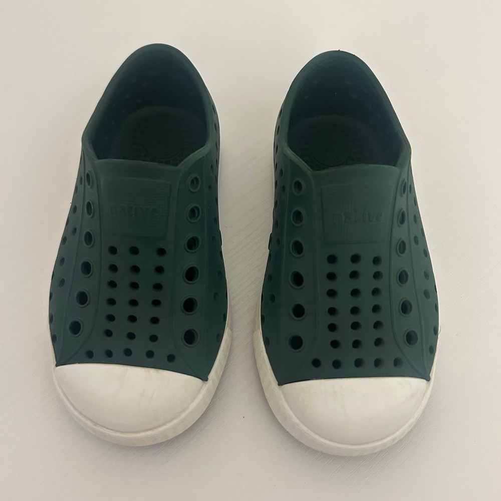 Hunter Green Toddler Natives Little Kid Size 7c Gender Neutral - Picture 3 of 5